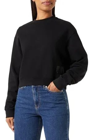 Replay Cropped damska bluza z kapturem, , M
