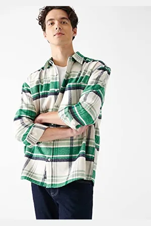 Mavi Check Shirt; Antique White Check, , S