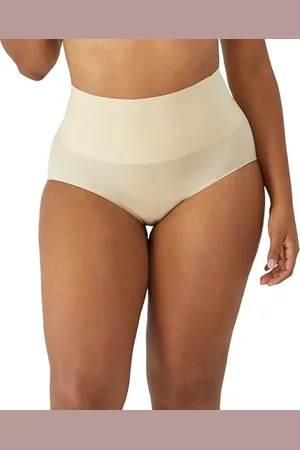 Maidenform Majtki modelujące damskie, Tame Your Tummy Firm Control Brief Underwear, Toning Shaper, Przezroczysty, XL