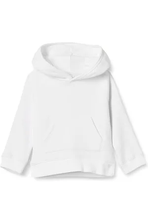 Amazon Dziewczęca bluza z kapturem, biała, S