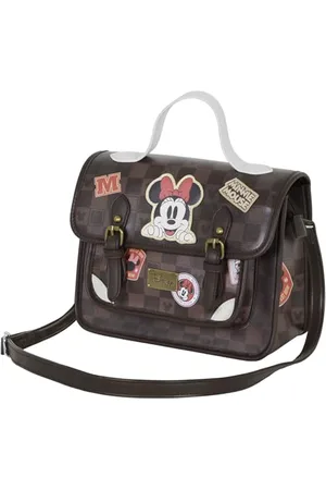 Disney Minnie Mouse Journey - tornister na ramię, plecak, brązowy, 27 x 20 cm, , Jeden rozmiar, Tornister torba na ramię - plecak