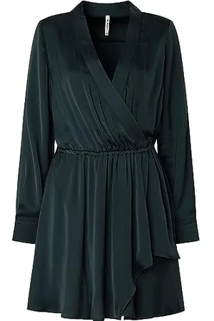 Pepe Jeans Sukienka damska Karim Boho, Zielony (Regent Green), L