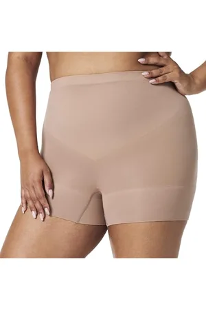 Spanx Sculpt Seamless Power Shorty - dla wszystkich długości obszycia - lekka bielizna modelująca z kontrolą rdzenia, pas bez wykopywania, , L
