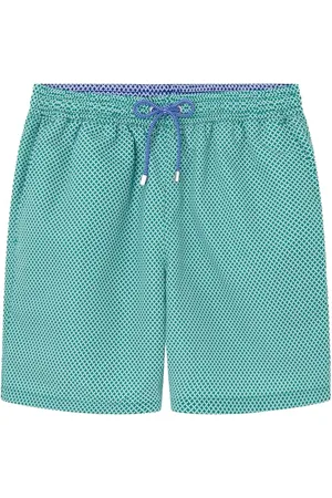 Hackett Męskie szorty GMD Merino Silk Crew, zielone (Pop Green), XL, , XL