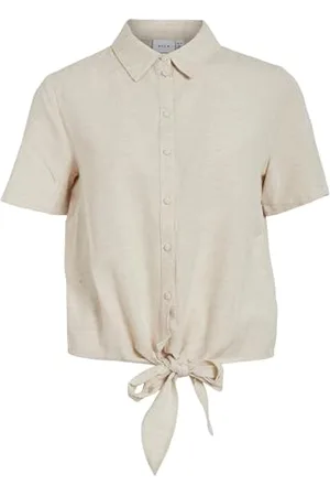VILA Viprisilla S/S koszulka z węzłem, , 40