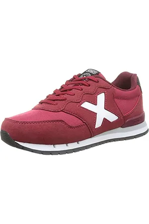 Munich Unisex - Dzieci i chłopcy Dash Kid Trampki, Czerwony Bordeaux,35 EU