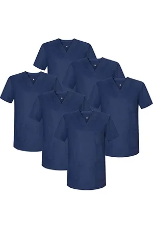 MISEMIYA Opakowanie 6 sztuk - Sanitarny Unisex MEDYCZNY Pielęgniarka Mundurowi Sanitarne, , 4XL