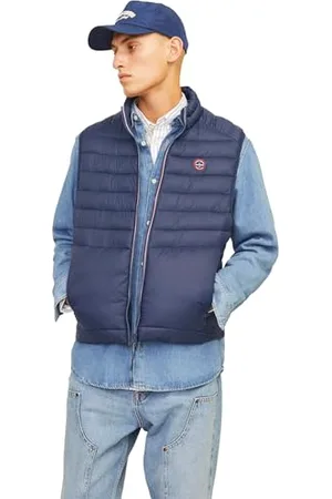 JACK & JONES Męska kamizelka pikowana Jjesprint Bodywarmer Collar Noos, , L
