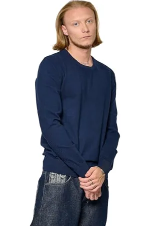 Kaporal 5 Sweter męski, regularny krój, długi rękaw, okrągły dekolt, model Vaero, kolor , rozmiar S, , S