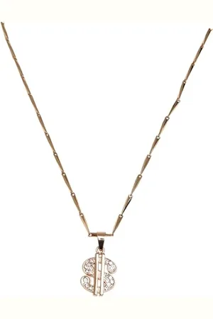 Urban classics Spinki do mankietów, uniseks, małe dollar Necklace, złoty, one Size