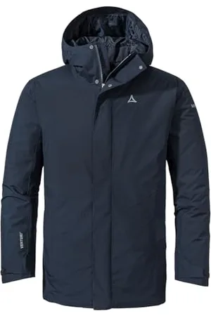 Schöffel Męska parka w stylu Froda MNS, oddychająca, wodoodporna parka z 2-kierunkowym stretchem, lekka kurtka outdoorowa z regulowanym kapturem