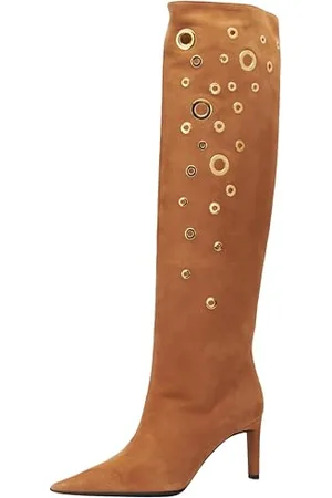 Pinko Lehar Buty zamszowe+Wystrój OCC, Moda damska, L57_Marron, 37 EU, , 37 EU