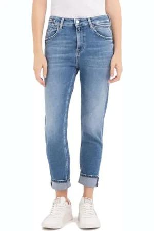Replay Damskie dżinsy Slim Boyfit Marty Rose Label, , 27W / 30L
