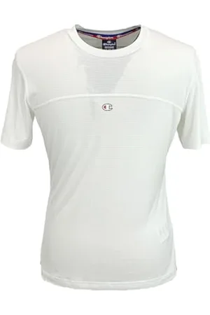 Champion Legacy Modern Basket at The Gym - Quick-Dry S/S Crewneck T-Shirt, Jasny Szary, S Męskie SS24, , S