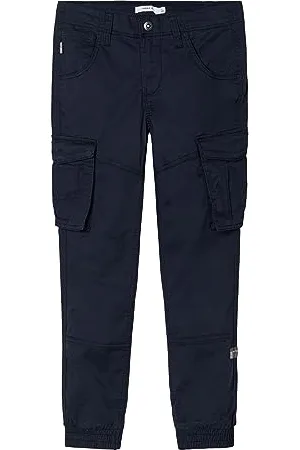 NAME IT NITBAMGO REG/R TWI CA PANT M NMT NOOS Spodnie Chłopcy, , 152