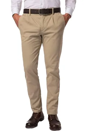 JP 1880 Męskie, duże rozmiary, chino, ściągacz w pasie, zakładka, 1/1, , 34W / 32L