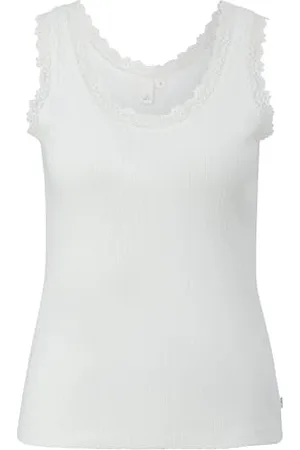 QS by s.Oliver Damski top z prążkowaną strukturą, , XL