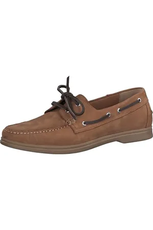 Marco Tozzi Guido Maria Kretscher, męskie sznurowane, skórzane, 2-13607-42 Oxford, TAN Nubuck, 42 EU, , 42 EU