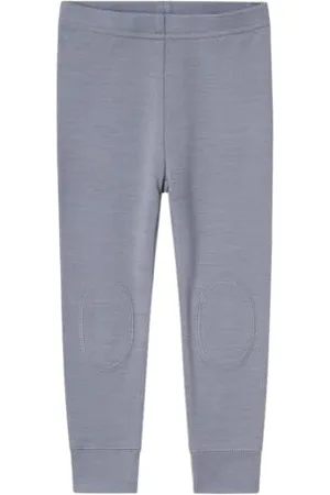 NAME IT Legginsy chłopięce Nmmwillitus Wool Longjohn Noos, , 86
