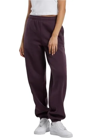 Build Your Brand Damskie spodnie sportowe Fluffy Sweatpants, luźne spodnie do biegania w luźnym kroju, rozmiary XS - 5XL, , L