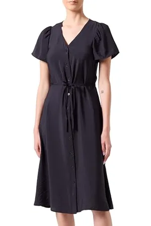 VERO MODA VMJOSIE SS Calf Shirt Dress WVN GA, , XL