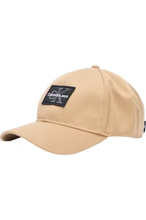 Calvin Klein Jeans Męska czapka z naszywką z logo Mono, ciepła czapka K50K512453, beżowa (trawertyn), jeden rozmiar, , Rozmiar uniwersalny