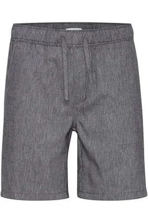 Casual Friday CFPhelix 0066 Męskie szorty z lnu Mix, 1940131 / ciemny granatowy melanż, XL, , XL
