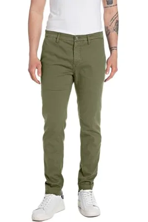 Replay Męskie dżinsy Slim Fit Chino Zeumar X-Lite Plus kolekcja, , 33W / 34L