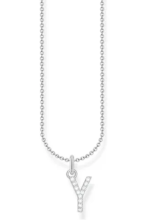 Thomas Sabo Naszyjnik litera Y srebro próby 925 z cyrkoniami KE2264-051-14