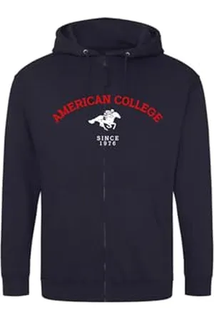 American College Bluza sweter z nadrukiem ciepłe ubrania mieszane męskie i damskie na co dzień model ACSZW3 Navy M, , M