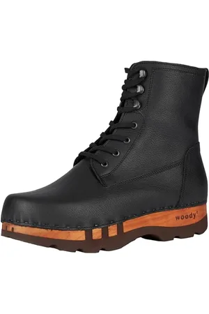 Woody Męskie buty Paul półdługie Nero, 50 EU, , 50 EU