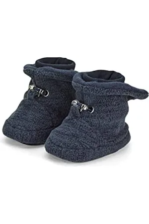 Sterntaler Baby chłopięce kapcie niemowlęce kozaki dla niemowląt Melanż - kapcie niemowlęce - Mid-Top buty niemowlęce z gumową podeszwą - zielone, , 16 EU