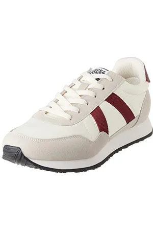 JACK & JONES JFWHAWKER Mesh Combo Slipper, Moonbeam/szczegóły: Cabernet, 41 EU, , 41 EU