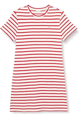GANT Striped SS T-Shirt Dress, , M