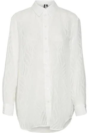 VERO MODA VMBRANDY LS Oversize Shirt WVN GA, , S