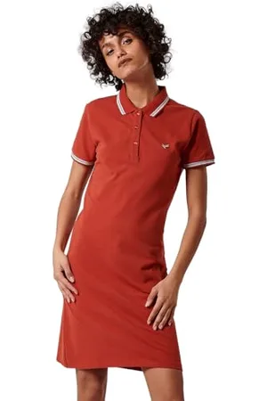 Kaporal 5 Sukienka, Model JULIX, Kobiety, , S; Regularny krój, Krótkie rękawy, Kołnierzyk Polo, , S