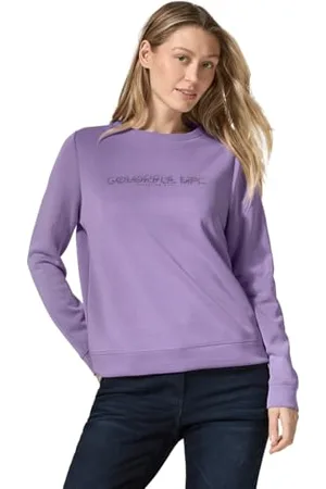 CECIL Damska bluza z okrągłym dekoltem w. Silk Touch, , XL