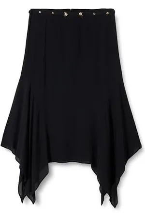 Pinko EGIST Spódnica Crepe DE Chine Vintage, , 44