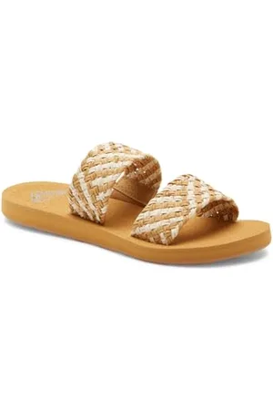 Roxy Damskie sandały Porto Slide II, naturalne, rozmiar 39 EU, , 39 eu