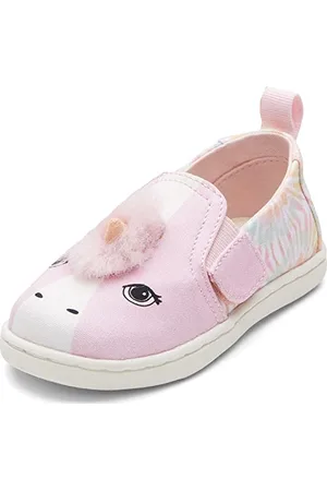 TOMS Alpargata Twin Gore klapki dziewczęce, Różowy batik, 19.5 EU