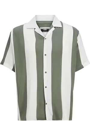 JACK & JONES Męska koszula z krótkim rękawem Jcojeff AOP Resort Ss Relax, , S
