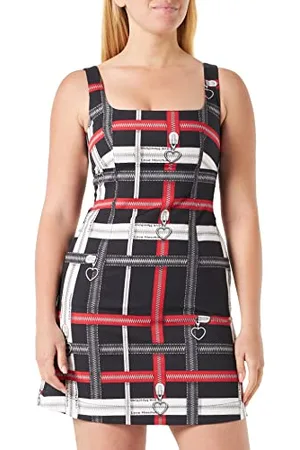 Moschino Sukienka damska, slim fit, bez rękawów, czarna, rozmiar 44, , 44