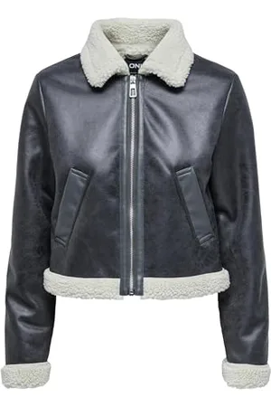 ONLY Onlbetty Bonded Zip Jacket Cc OTW kurtka motocyklowa damska, , M