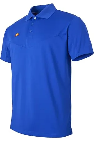 Ellesse Męska koszulka polo Al Sino przeciwzapachowa odprowadzająca wilgoć z 3 guzikami, , L