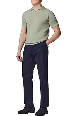 Hackett Męskie spodnie C Chino Sanderson, niebieskie (granatowe), 30 W/28 l, , 30W / 28L