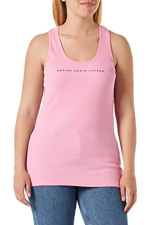 Replay Damska koszulka na ramiączkach W3989H / Cami Shirt, , XS, , XS