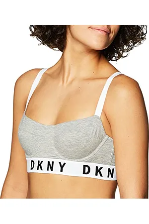 DKNY Damski przytulny chłopak biustonosz z fiszbinami top, , 75C