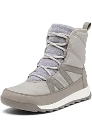 sorel Damskie buty Whitney 2 Plus Lace wodoodporne modne buty, chrom szary/kamieniołom, 9 UK, Chrom szary kamieniołom, 42 EU