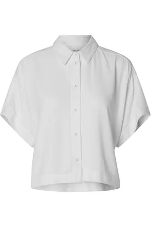 SELECTED Slfviva SS Cropped Shirt Noos, , 38