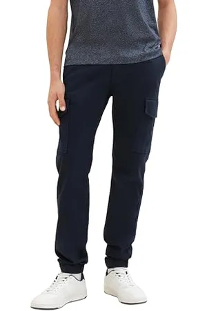 TOM TAILOR Męskie spodnie cargo regular fit ze stretchem, , XL